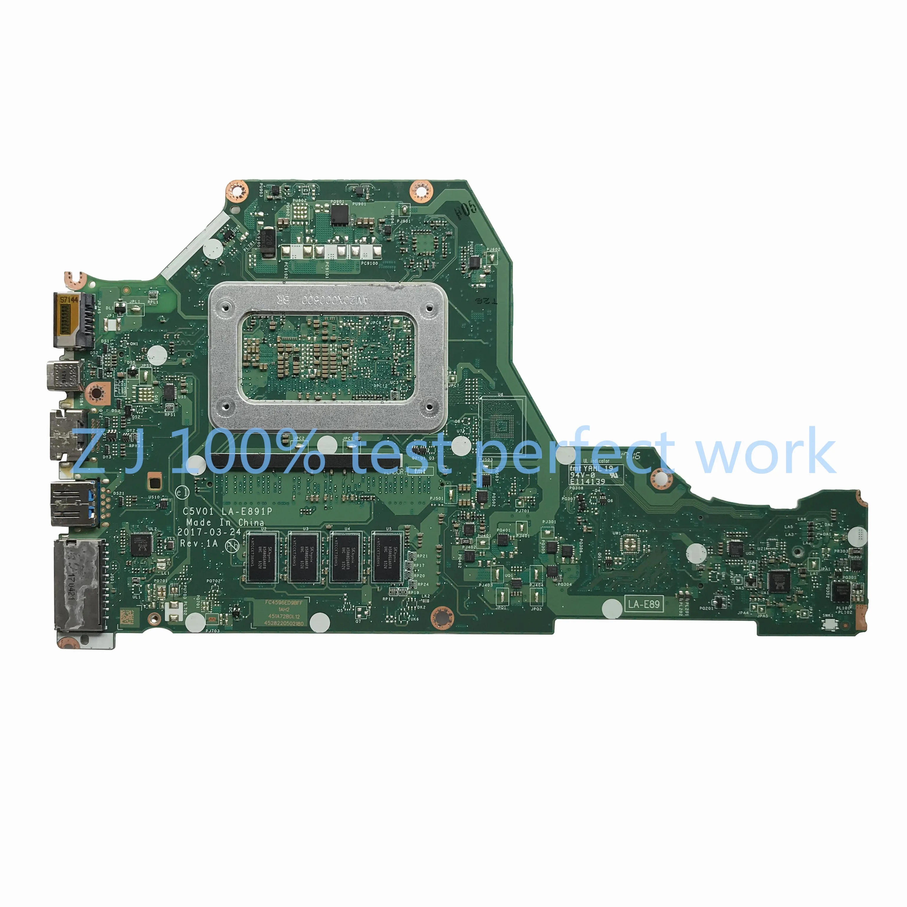 Для Acer Aspire A515 51 Материнская плата ноутбука W/i5 7200U Процессор DDR4 NB.GP411.003 NBGP411003 C5V01 LA