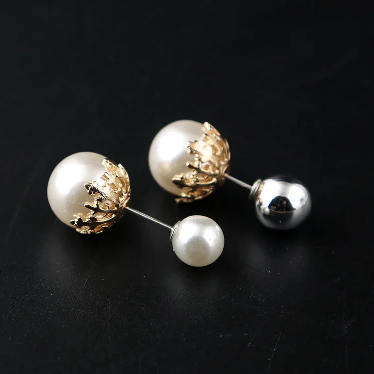 Корейский двойной головой жемчуг нагрудный знак брошь Циркон Лось английские