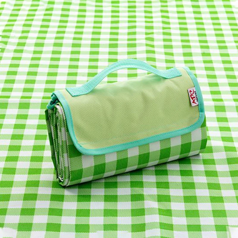 

New 145x 200cm Waterproof Folding Outdoor Camping Mat Widened Picnic Mat Lattice Beach Blanket Baby Multiplayer Camping Mat