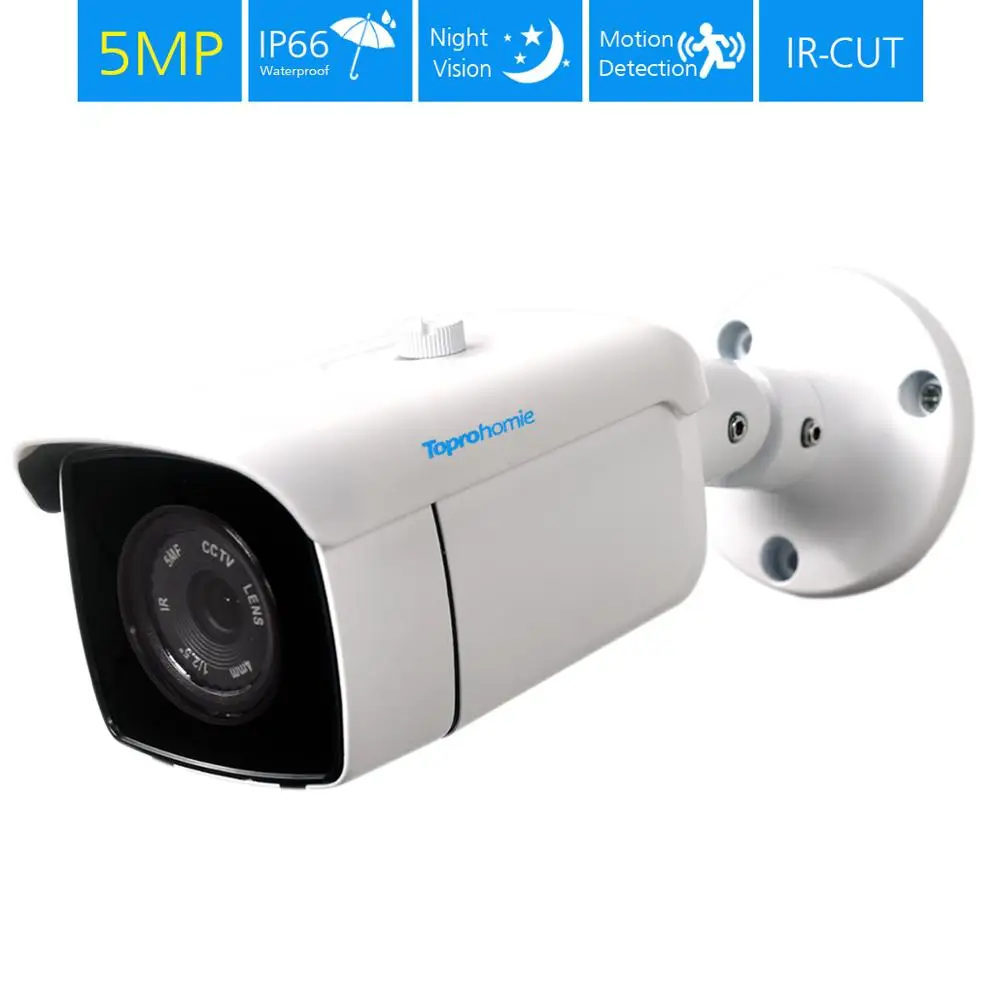 Водонепроницаемая камера ночного видения TOPROHOIME SONY CCD 5 Мп 2592x1520|Камеры