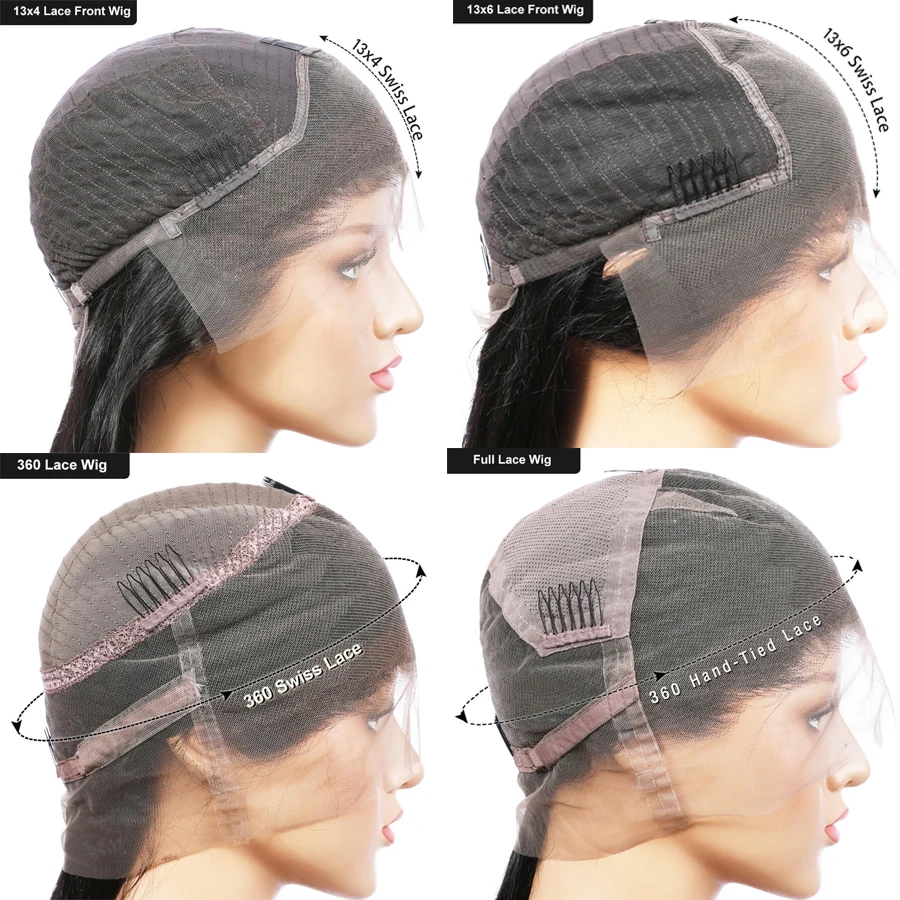 Парики из ЕВА с кудрявыми натуральными волосами на полной сетке предварительно