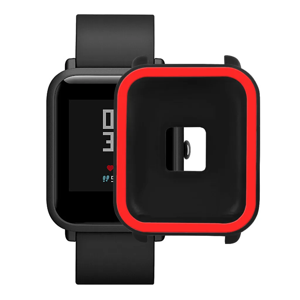 Amazfit Bip Youth защитная рамка для умных часов тонкий Цветной корпус из поликарбоната