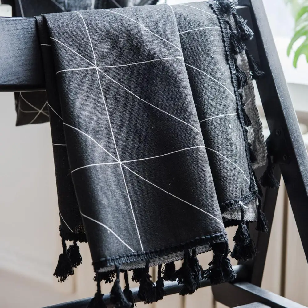 Занавески s для гостиной винтажные хлопковые занавески с линией спальни на окна |