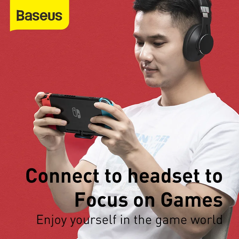 Беспроводной Bluetooth-передатчик Baseus ресивер V5.0 для Nintendo Switch 18 Вт быстрая зарядка