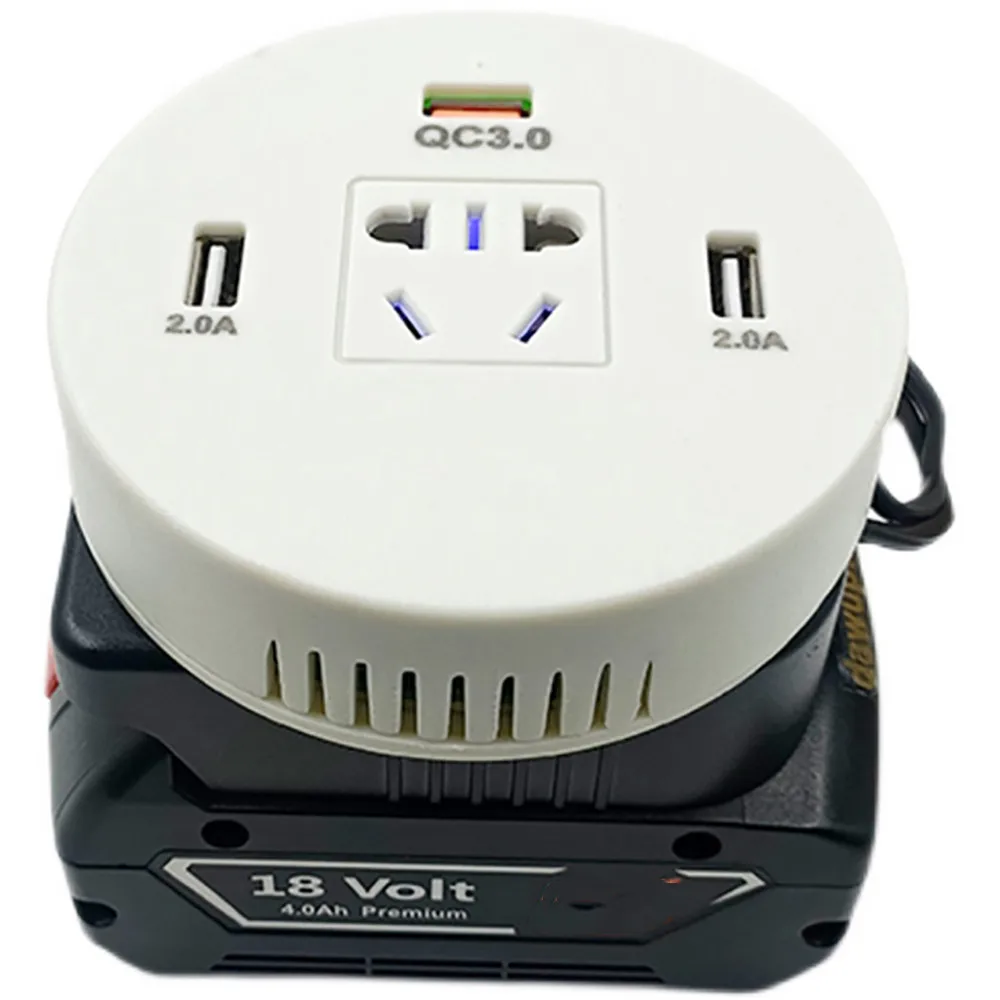 

Портативный инвертор мощности 220 В, зарядка через USB для литиевой батареи Makita Bosch 14,4 в 18 в