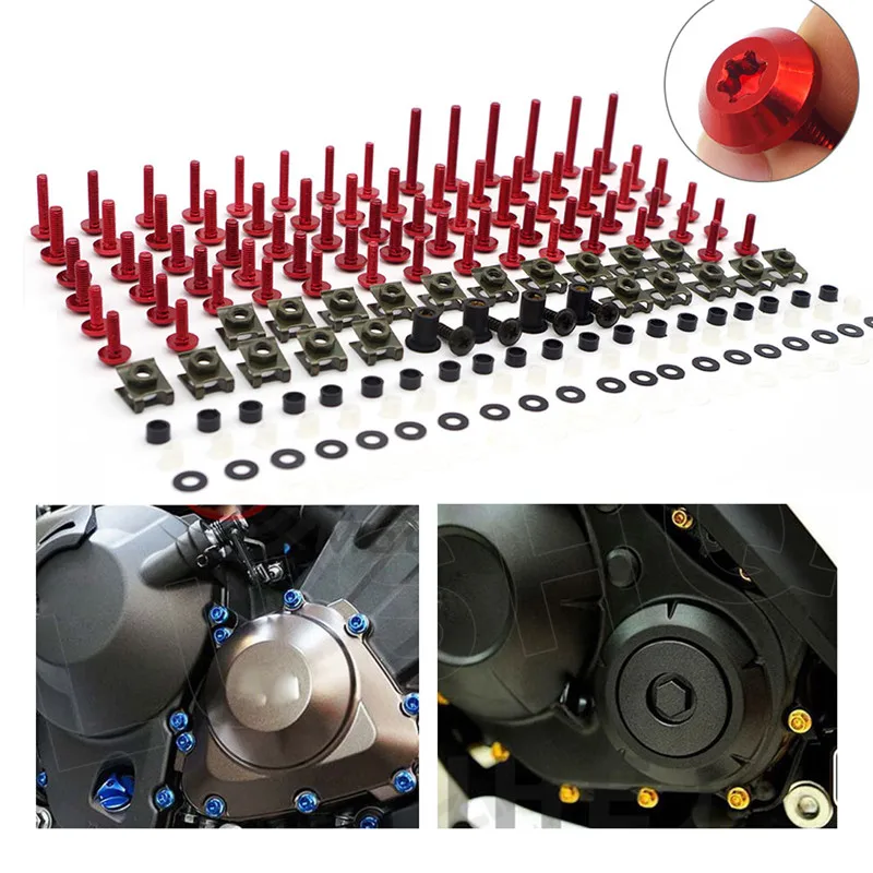 

Motorcycle Accessories Motocross Screws Kit Covers For ducati 749 yamaha aerox 50cc honda cb1000r honda cbr600f4i Moto Nuts