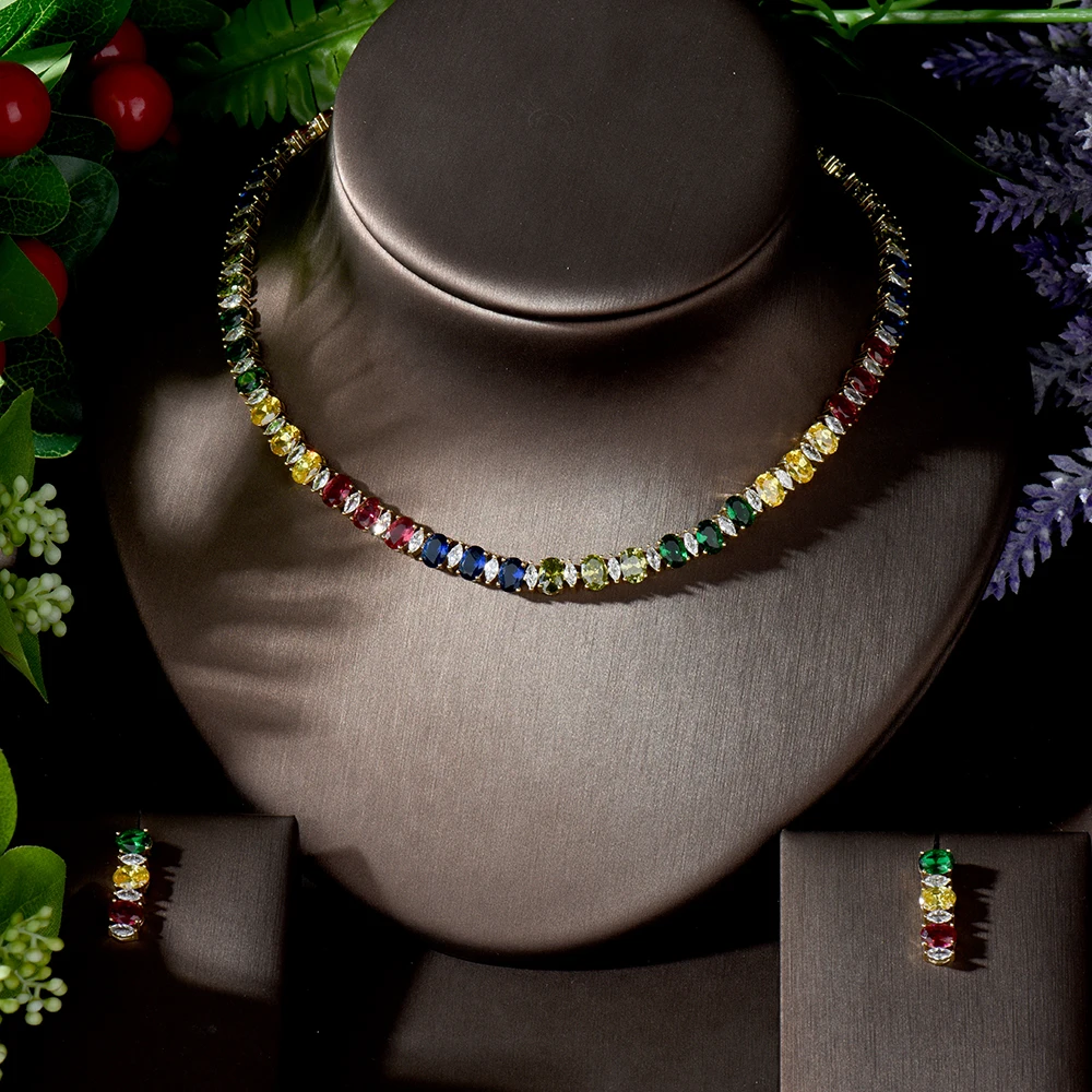 Роскошные свадебные украшения hiневесты из белого золота с фианитами в