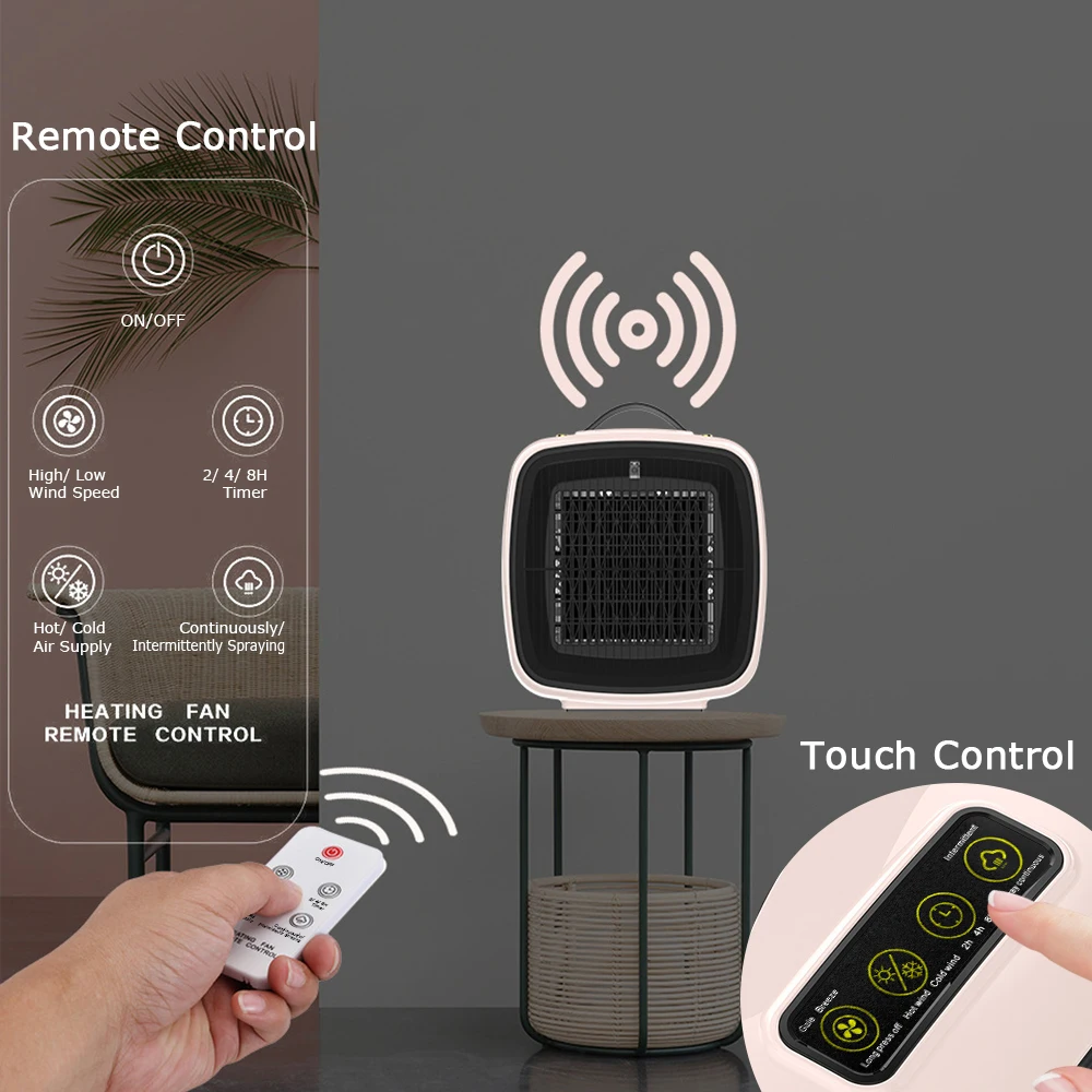 3 в 1 портативный вентилятор обогреватель Электрический кулер и увлажнитель с