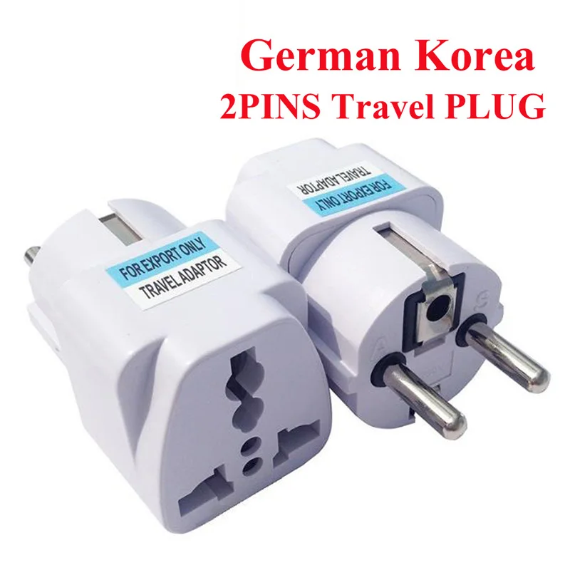 Белый Международный Универсальный EU немецкий французский переходник для