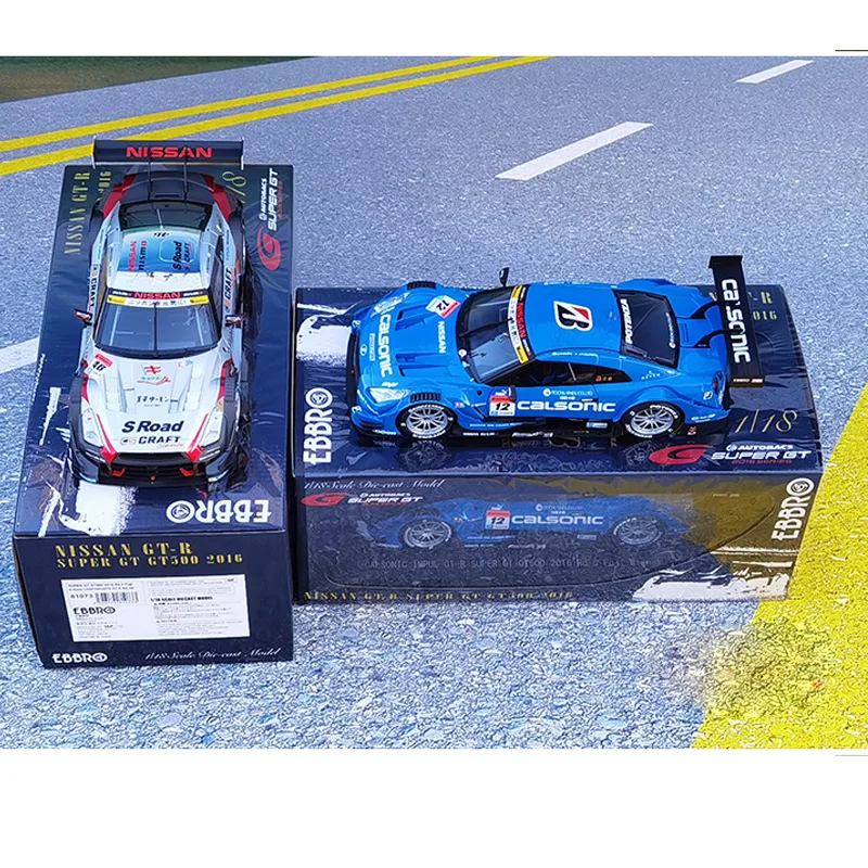 

Новый EBBRO 1:18 Nissan супер GTR35 GT500 GT-R GTR 2016 12 # СИНИЙ 46 # серебристый литья под давлением модель с принтом «Гоночная машина подарки коллекция металл...