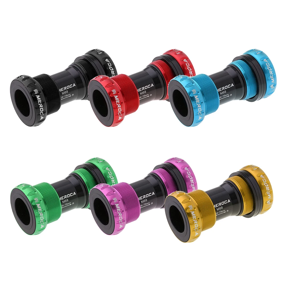 

MTB Hollow Bottom Bracket Threaded BB Cycling Aluminum Alloy Waterproof BSA 68/73mm Crank Set Axis Bicycle Accessories