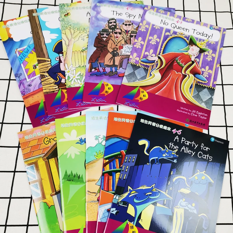 1 комплект 10 книг для чтения на 1-4 уровня | Канцтовары офиса и дома