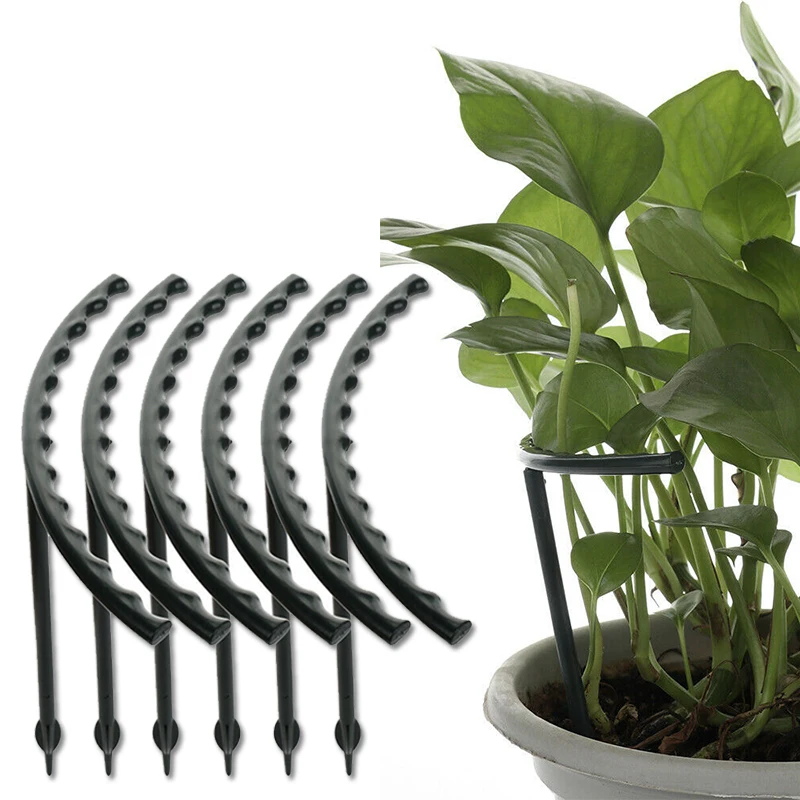 6pcsClimbing завод Поддержка Пластик цветок из мешочного тика рамка лоза держатель