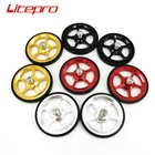 Litepro Складная велосипедная задняя стойка Easywheel 60 мм M6 грузовые стойки легкое колесо для складного велосипеда