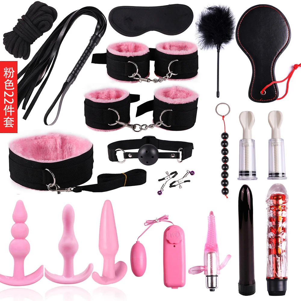 Секс Инструменты БДСМ бондаж ошейник наручники зажимы для сосков плетка шлепков