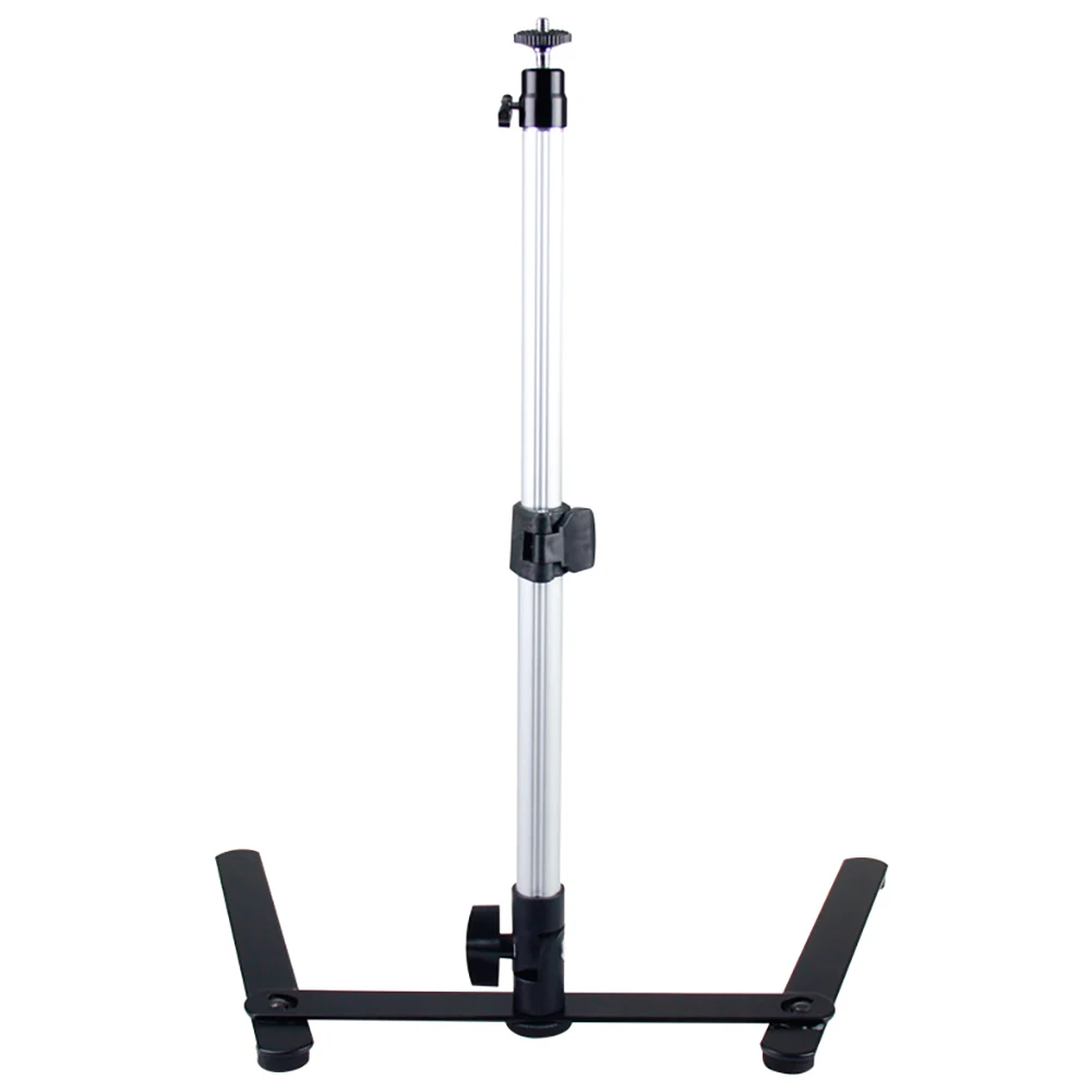 

Adjustable Table Top Stand Set for Photograph Equiment Mini Monopod+Phone Clip Fill-In Light Bluetooth Control