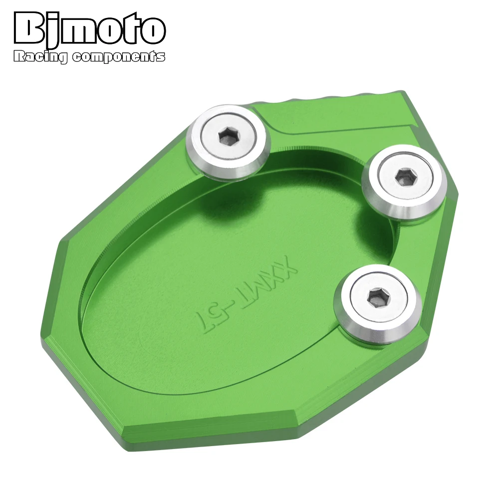 

BJMOTO CNC боковая подставка для мотоцикла, увеличитель парковки, выдвижная подставка, базовая пластина для KAWASAKI Versys 650 KLX250 2010-2015