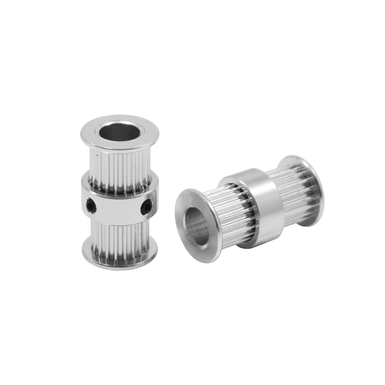 GT2 20tooth Timing Pulley Double Round-Headed Synchronous Wheel Gear 20 teeth For Belt 3D Printer Parts 2GT Screw Aluminum Part |