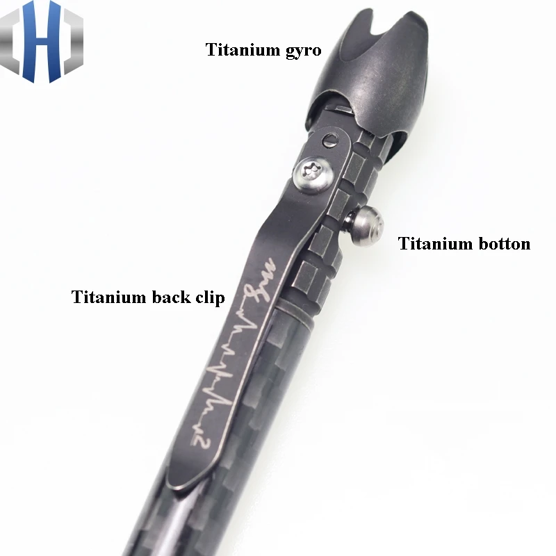 Beli Titanium Alloy Pertahanan Diri Pena Mitsubishi UMR-83 Isi Ulang Serat Karbon Pena EDC Pena Taktis