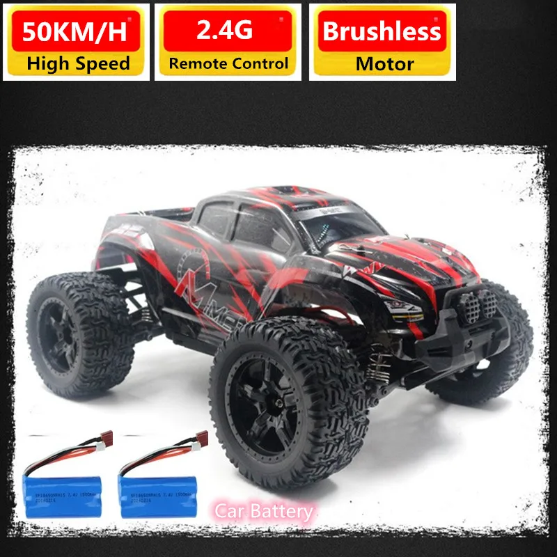 

2.4G 4WD RTR RC Racing Car Shock Absober OFF Load Climbing Vehical 50KM/H High Speed Car With Brusless Motor RTR Gifts Toy Boys