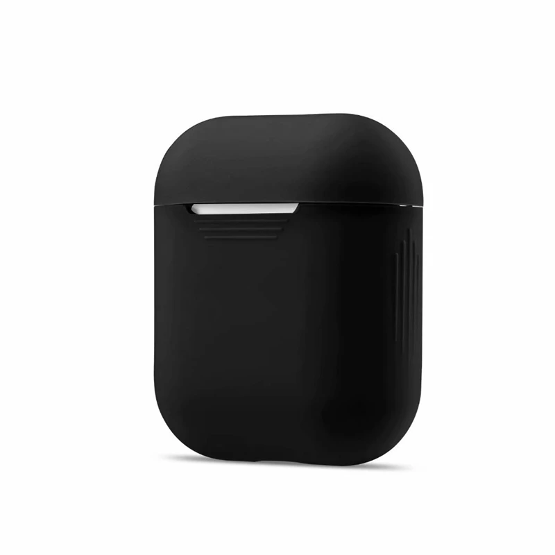 Цветной Мягкий силиконовый чехол для наушников AirPods 1/2 зарядки | Электроника