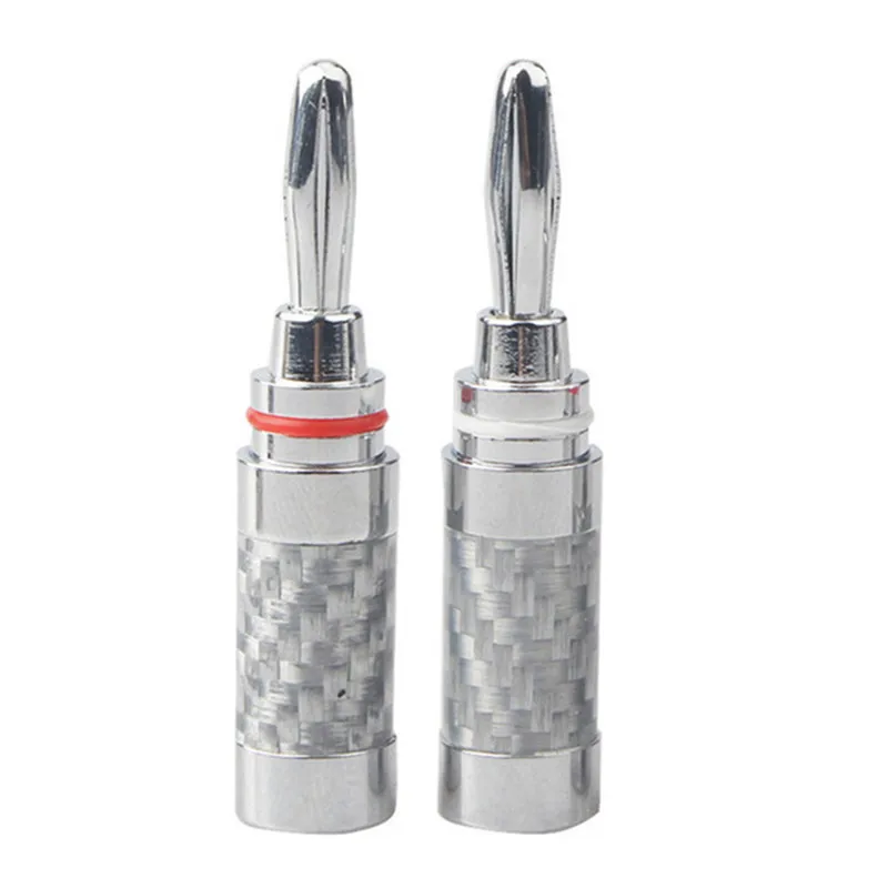 2 шт. медный переходник с родиевым покрытием из углеродного волокна | Электроника