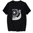 Хлопковая футболка CLOOCL с принтом викингов и кораблей викингов, популярная мужская рубашка с 3D-принтом, крутая уличная одежда с коротким рукавом, Прямая поставка