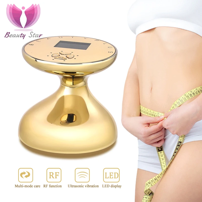 Beauty Star 3D RF Ultrasound Cavitation Body Slimming Massager LED Photon Anti Cellulite Radio Frequency Skin Lifting Machine