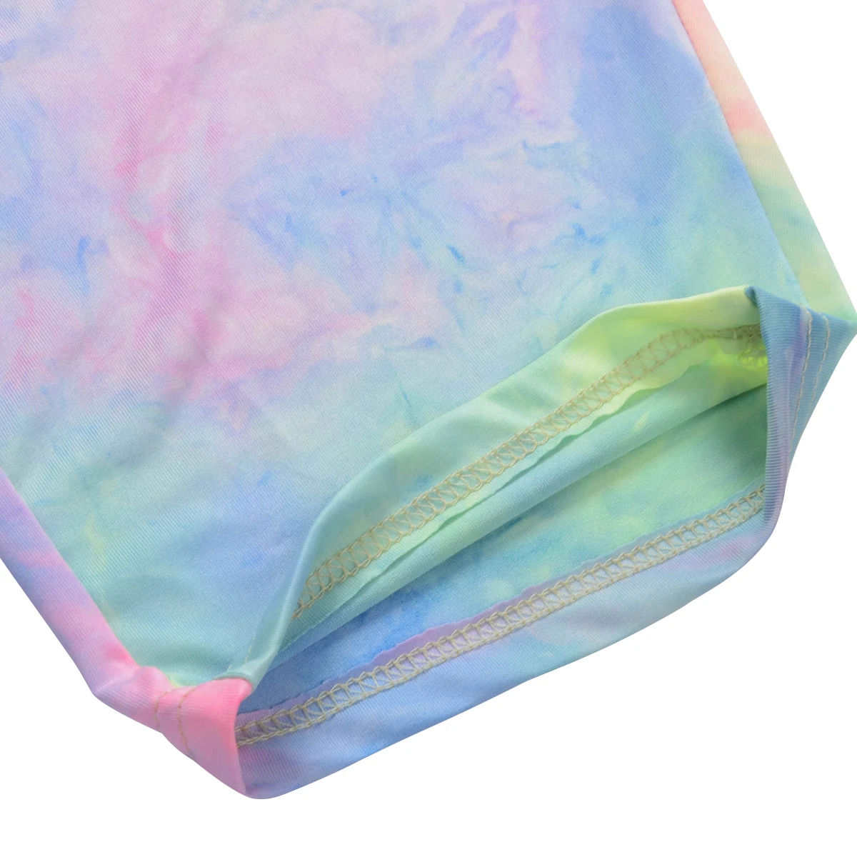 

Womens High Waist Yoga Shorts, trendy Tie Dye Print Athletic Workout Short Leggings
