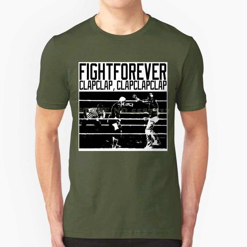 Модная футболка с надписью Fight Forever | Мужская одежда
