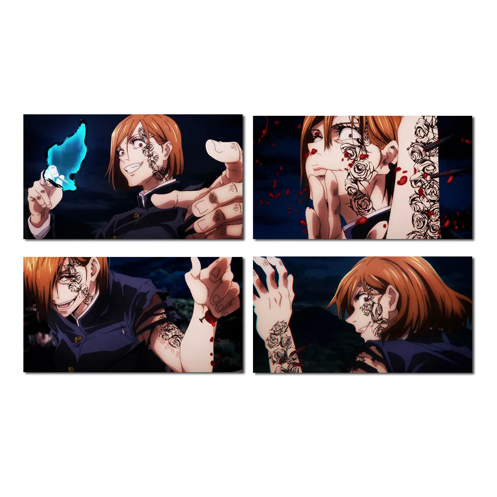 

Anime Jujutsu Kaisen Poster Canvas Wall Art Painting Bedroom Study Home Living Room Anime Decoration Picture
