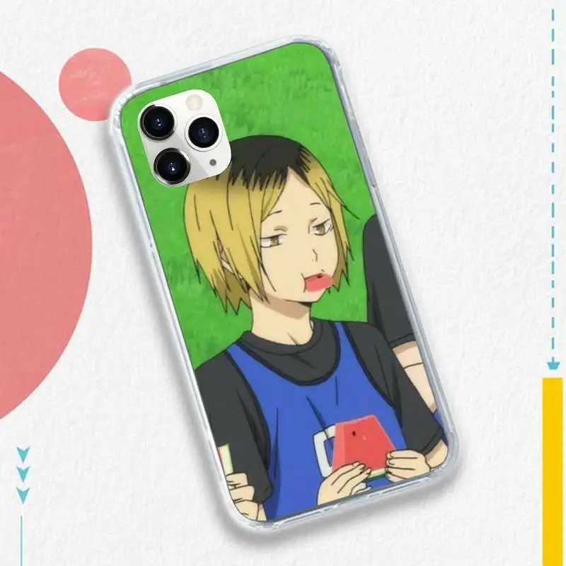 

Kenma Kozume Of Haikyuu anime manga high quality Phone Case for iPhone 11 12 pro XS MAX 8 7 6 6S Plus X 5S SE 2020 XR