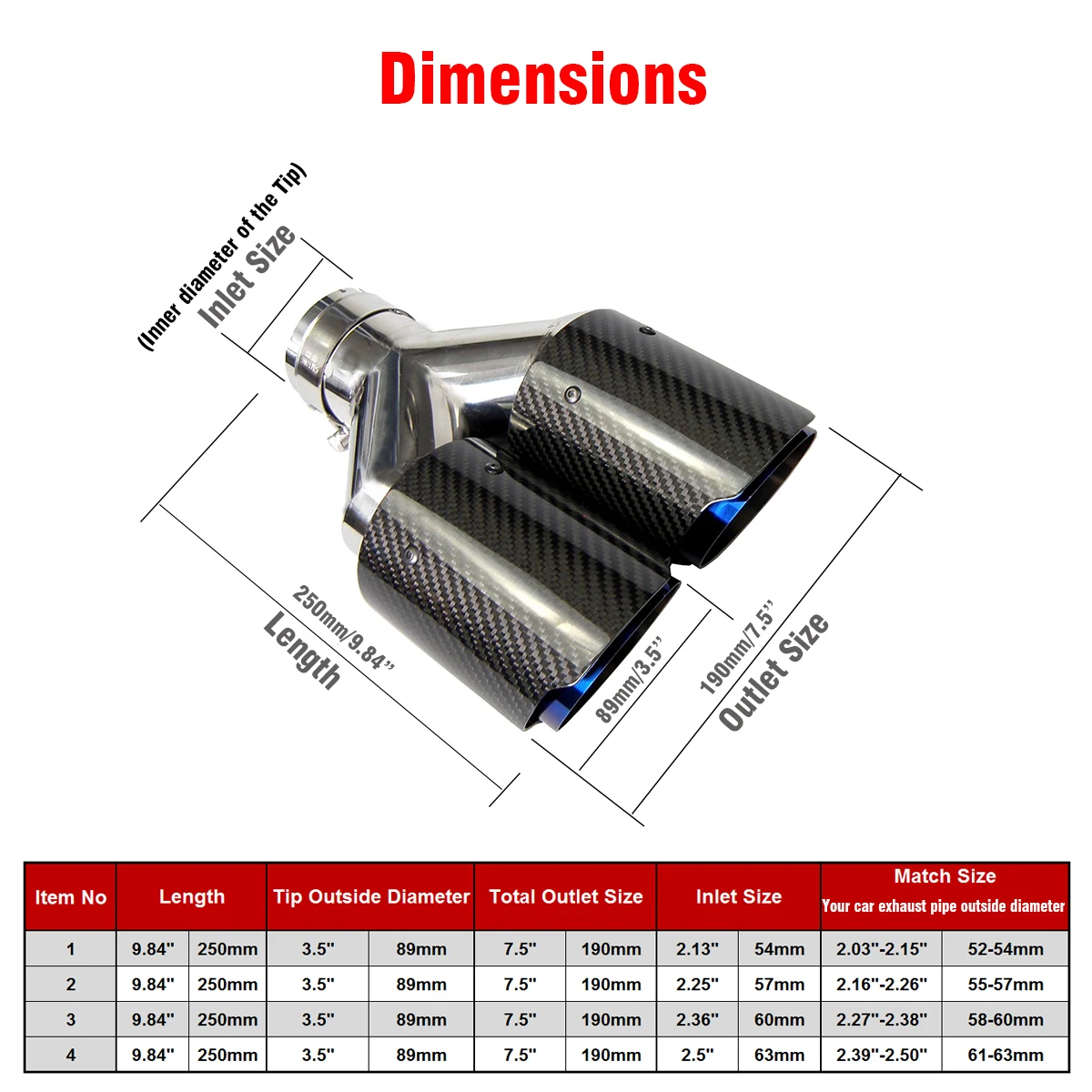 Двойное углеродное волокно + всгоревшая синяя нержавеющая сталь Универсальная