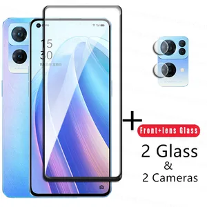 4 in 1 2 5d tempered glass for oppo reno7 pro 5g glass for reno7 pro screen protector 9h camera lens film for reno 7 6 5 4 3 pro free global shipping