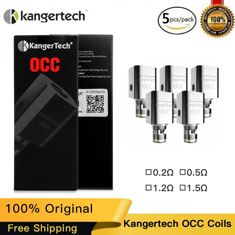 100% оригинал Kangertech катушка occ головка атомайзер kanger ядро для бак TopTank распылитель с