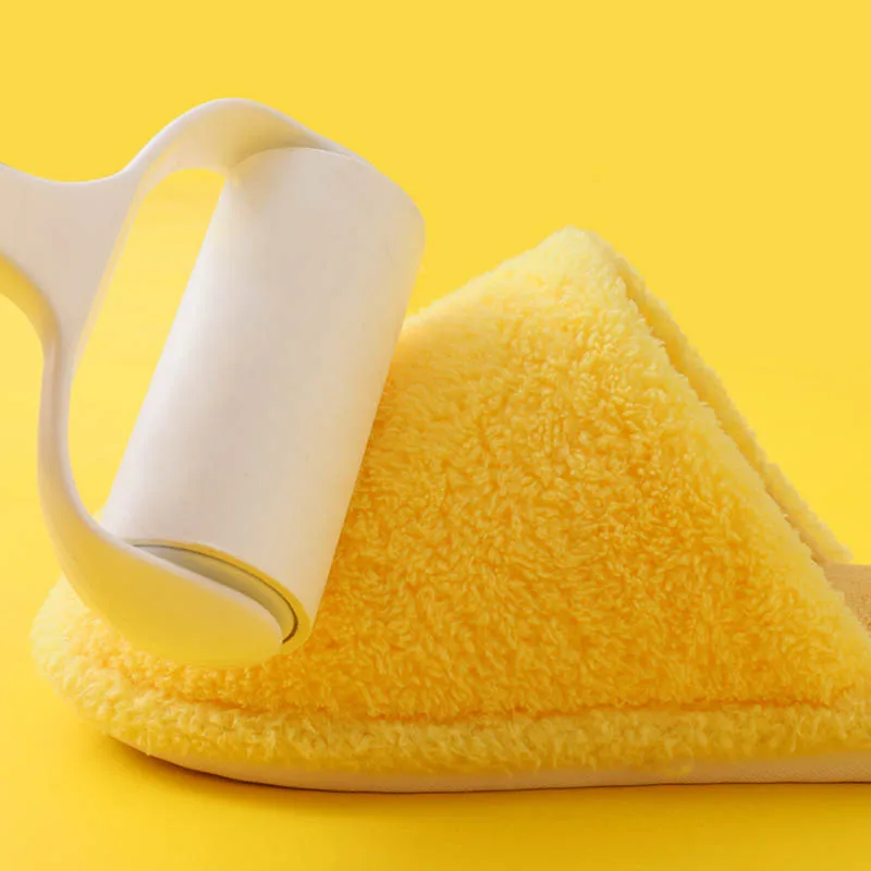 Женские тапочки зимние теплые милые меховые пара коротких плюшевых тапочек