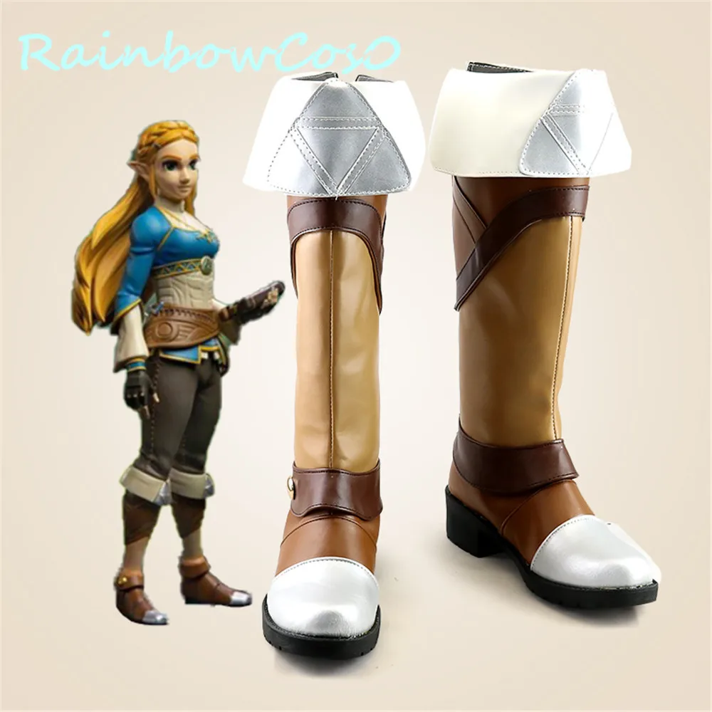 Обувь для косплея RainbowCos0 сапоги zelda аниме Хэллоуин|Туфли| |