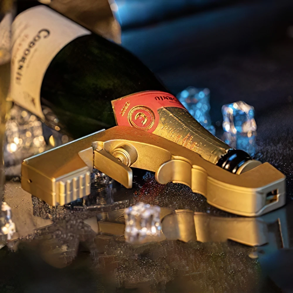 

Bubbly Blaster Champagne Gun Wine Stopper Champagne Dispenser Aerator Pourer Beer Ejector Birthday Wedding Party Club Bar Tool