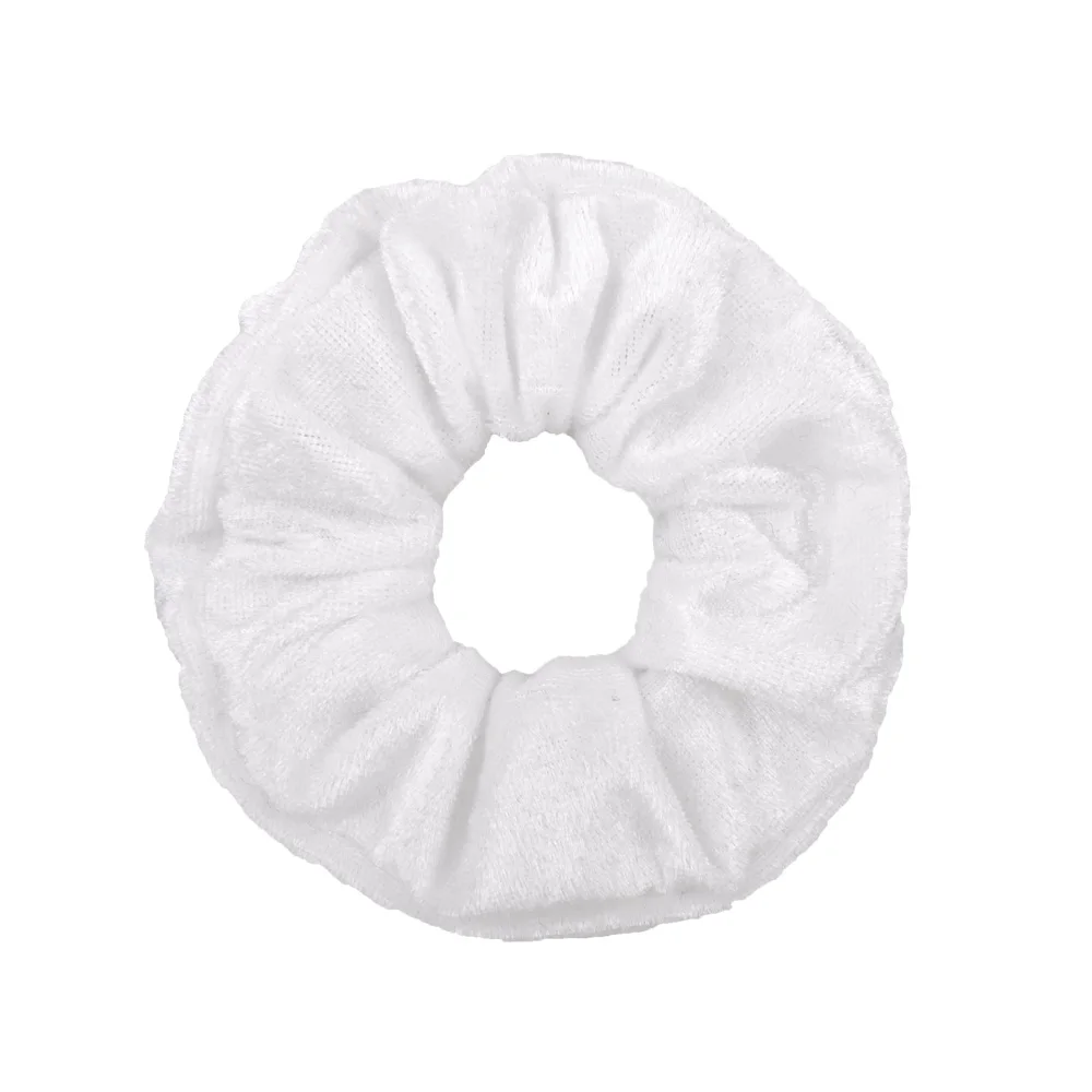 Модная эластичная бархатная резинка для волос разноцветная Женская заколка