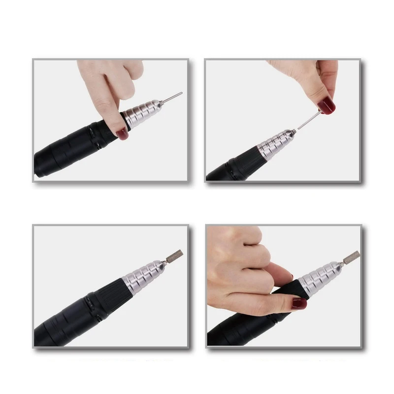 Евро вилка перезаряжаемая дрель для ногтей портативная педикюрная машинка