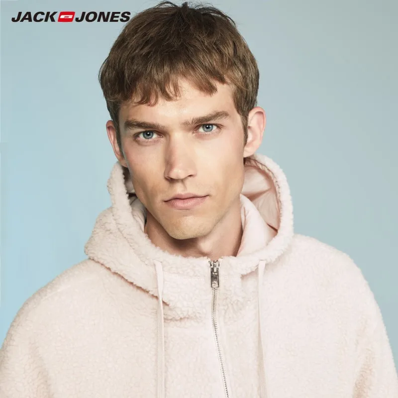 JackJones мужская толстовка с вышитым буквенным принтом Повседневная Толстовка