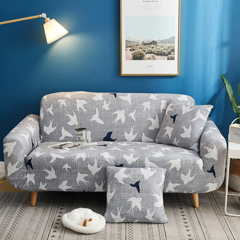 Современный диван крышка чехлов эластичный Анти морщинки с цветочным принтом