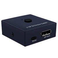 dp bi direction switch displayport splitter 1x2 2x1 for two way switcher between computer and monitor dp kvm