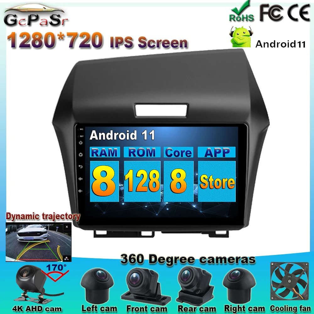 

DSP Android auto 8 + 128G Android 11 для Honda Jade 2015 - 2020 правый руль автомобильный радиоприемник мультимедийный видеоплеер навигация GPS