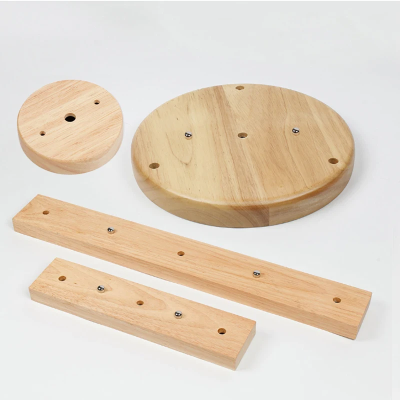 Многоразовый DIY деревянное основание потолочной лампы балдахин плиты мульти