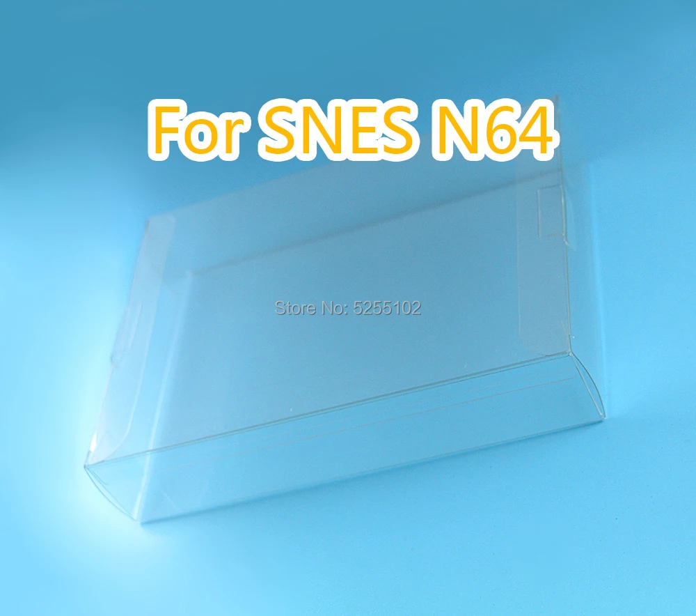 30 шт. Для Nintendo игровых приставок прозрачный для SNES N64 протектор чехол работе с