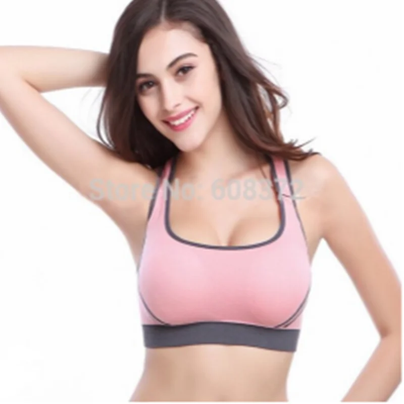 Comfortable and breathable seamless sports bra