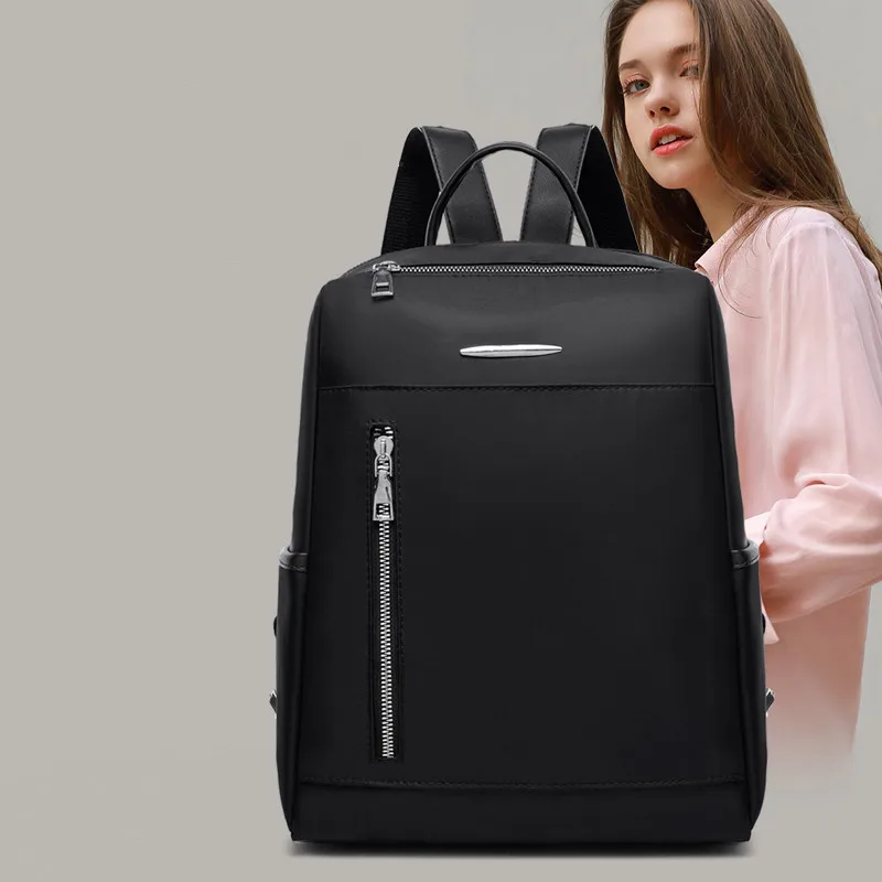 

2021 Classic Black Women Travel Backpack Large Capacity School Backpack Quality Oxford Cloth Backpack Big Size Female Backpacks