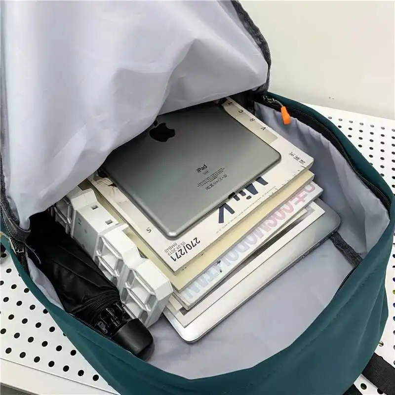 

Male fashion backpack dwaterproof school bag water nylon school bags for boys travelling bag 2021