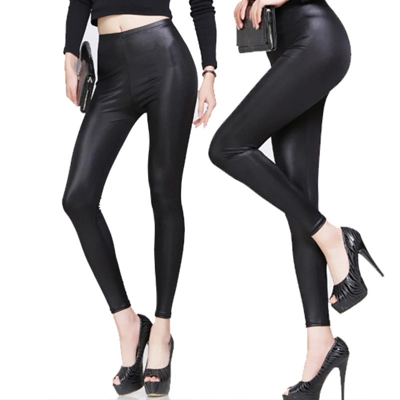 

Новые модные женские нейлоновые леггинсы с высокой талией, эластичные облегающие Блестящие Брюки, облегающие леггинсы, осенние брюки NYZ Shop